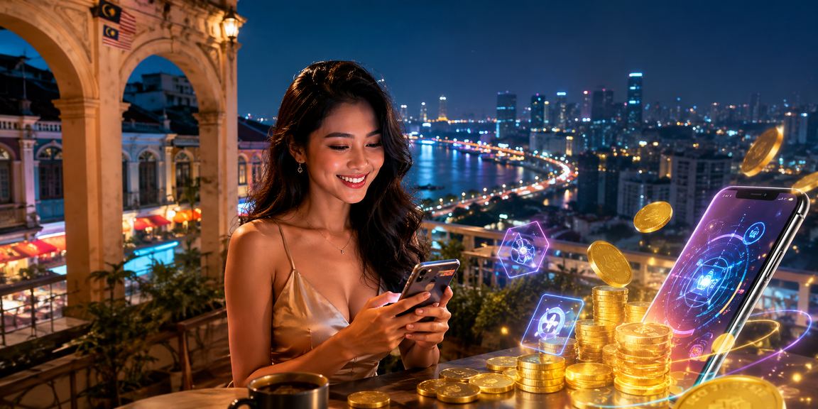 Pengguna Malaysia di Johor bermain kasino mudah alih melalui platform g100